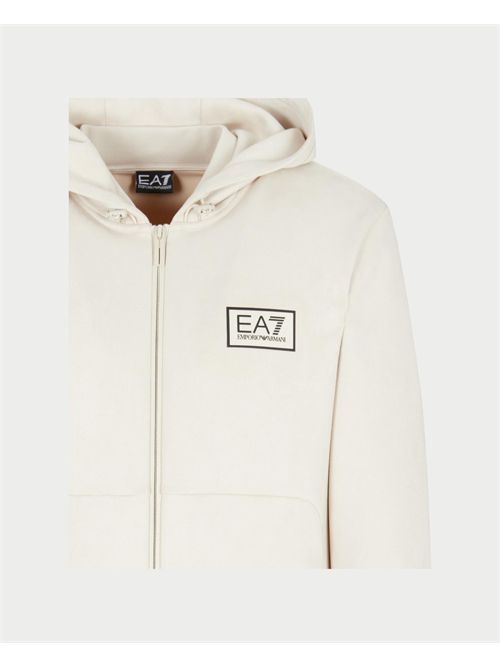 Felpa uomo EA7 fullzip con cappuccio EMPORIO ARMANI EA7 | 7M000675-AF16718U1086